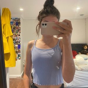 Purple Crop Top Size S